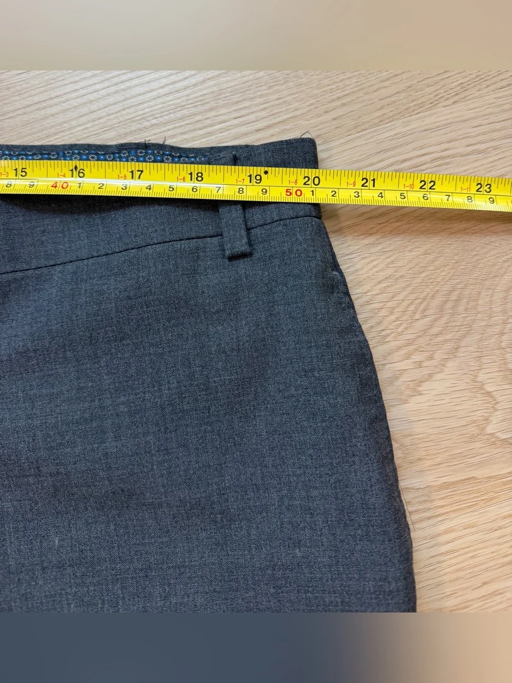 Lauren Ralph Lauren Dress Pants Mens 40x30 Gray Flat Front High Performance Wool
